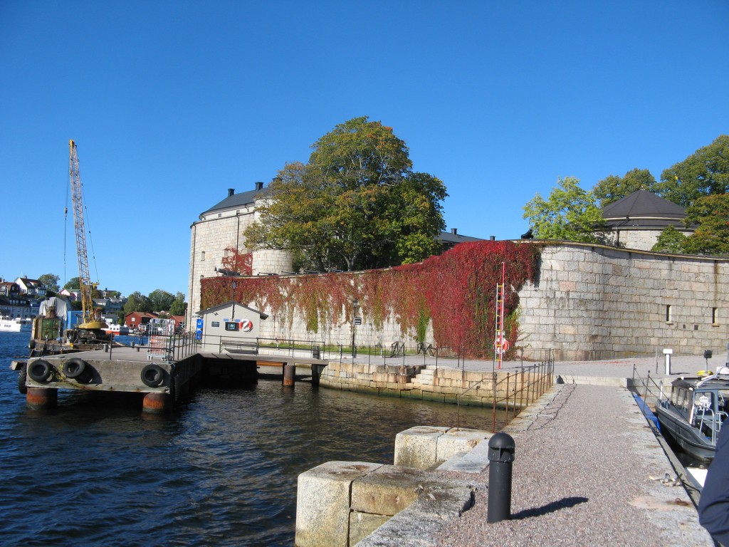 Außenansicht der Festung Vaxholm